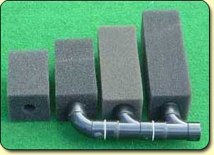 Yamitsu Pre-filters - Four sizes of foam blocks are available 